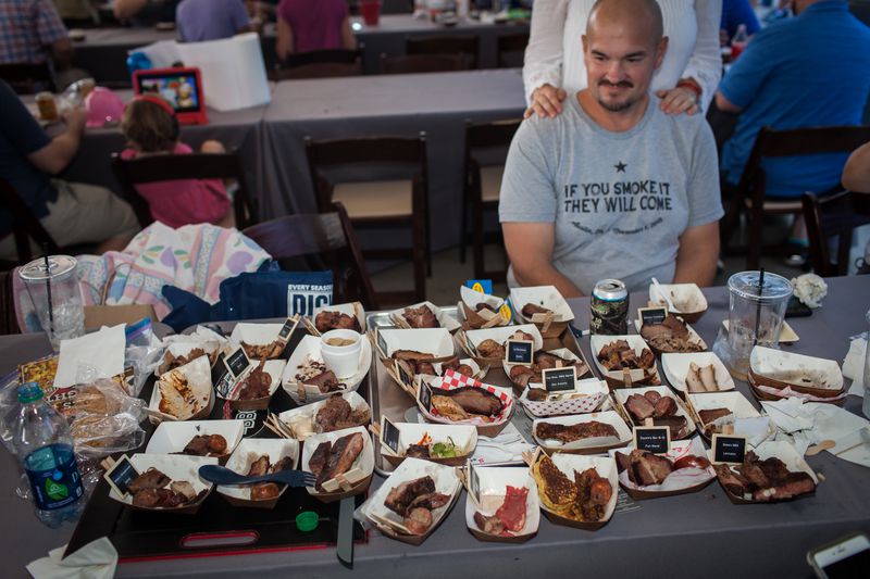 Hoarding barbecue at the Texas Monthly BBQ Fest
