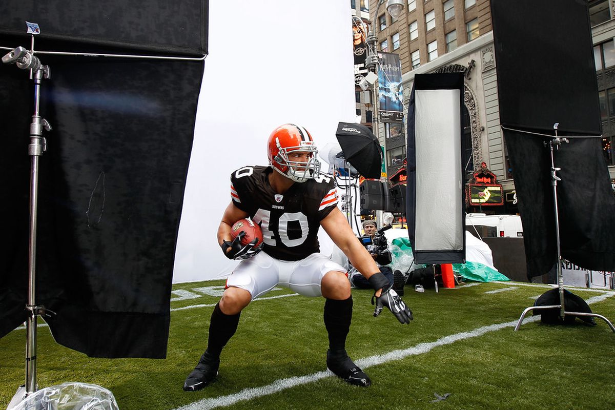 Enjoy this moment, Hillis. You have ensured your fate.(Photo by Mike Stobe/Getty Images for EA Sports)