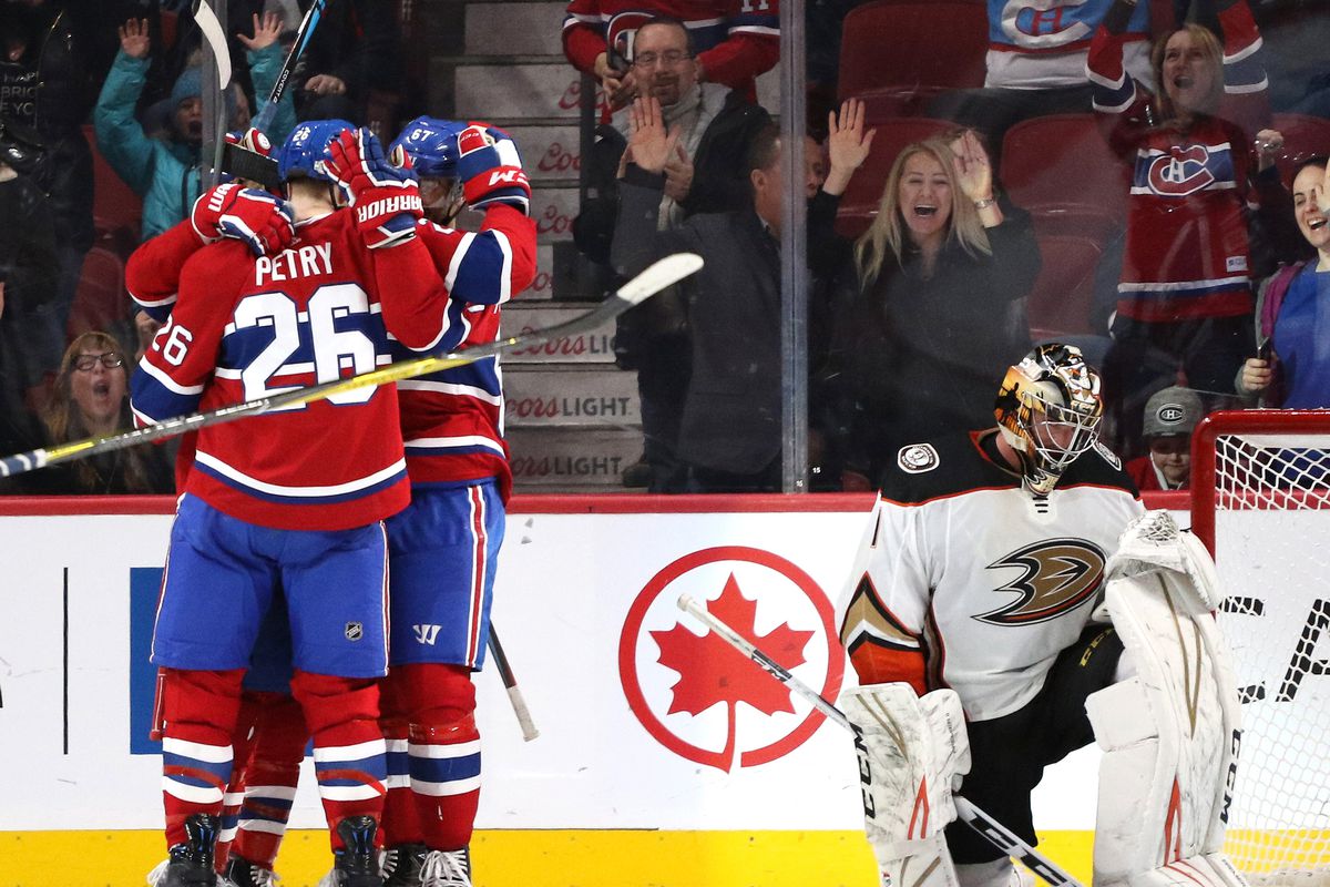 NHL: Anaheim Ducks at Montreal Canadiens