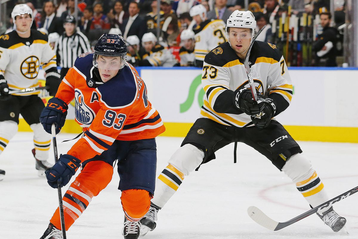 NHL: Boston Bruins at Edmonton Oilers