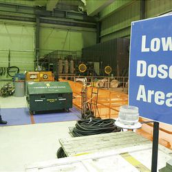 In this photo taken June 9, 2009, a warning sign is seen at the Vermont Yankee nuclear power plant in Vernon, Vt. The discovery of radioactive tritium at a Vermont nuclear plant brings to at least 28 the number of tainted U.S. reactors. That means more than a fourth of all reactors in the United States have tritium leaks. (AP Photo/Toby Talbot)