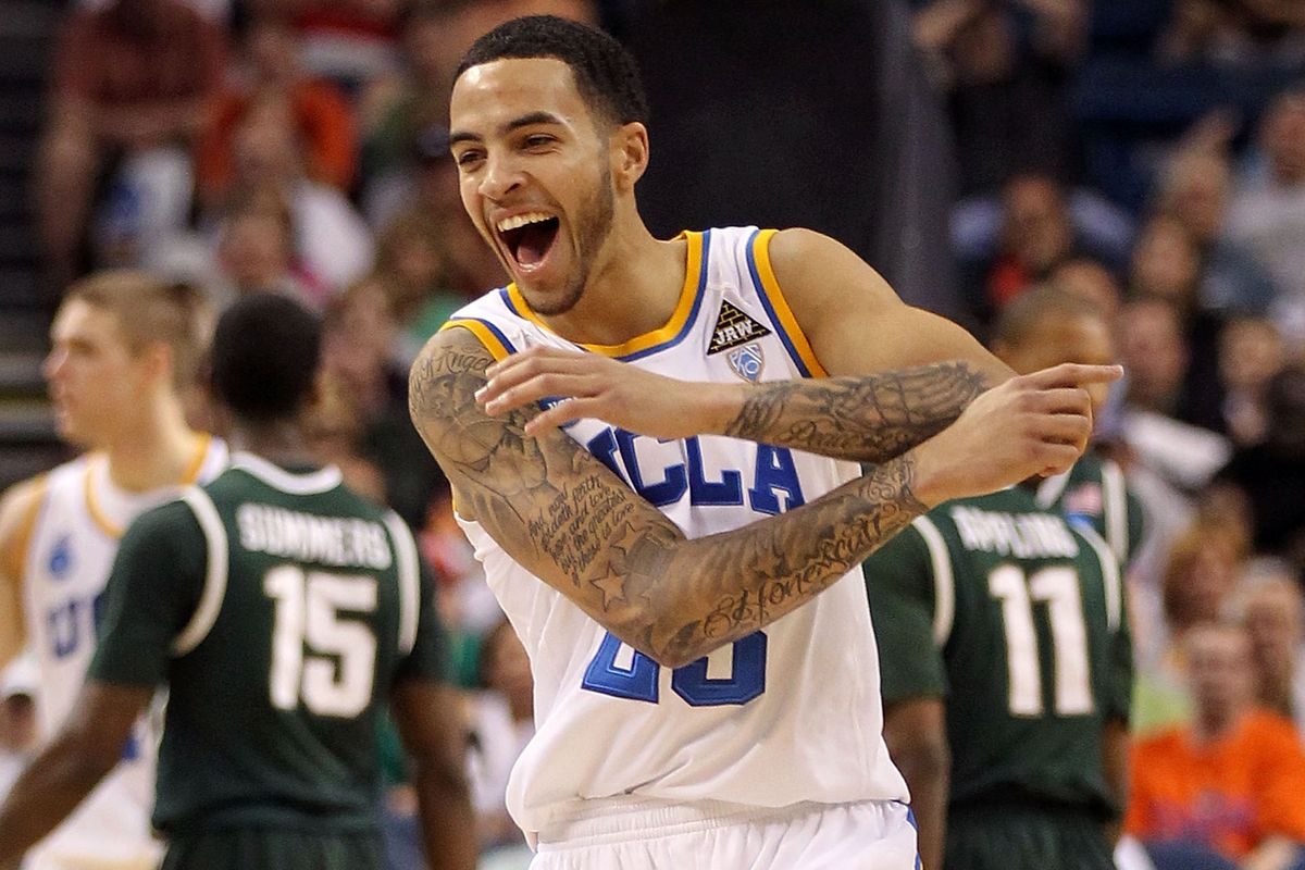 Tyler Honeycutt celebrates a play during the 2011 NCAA tournament.