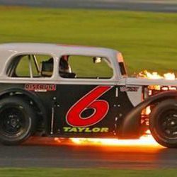 Mitch Taylor had a scary moment during his first Legends race when his car caught fire. He was only 14, but the experience did little to stop him from continuing on in his racing career.