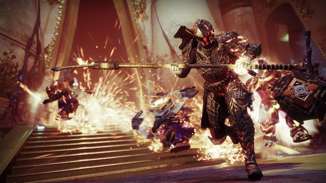 A Titan runs with the Scythe relic in Destiny 2: Season of the Haunted