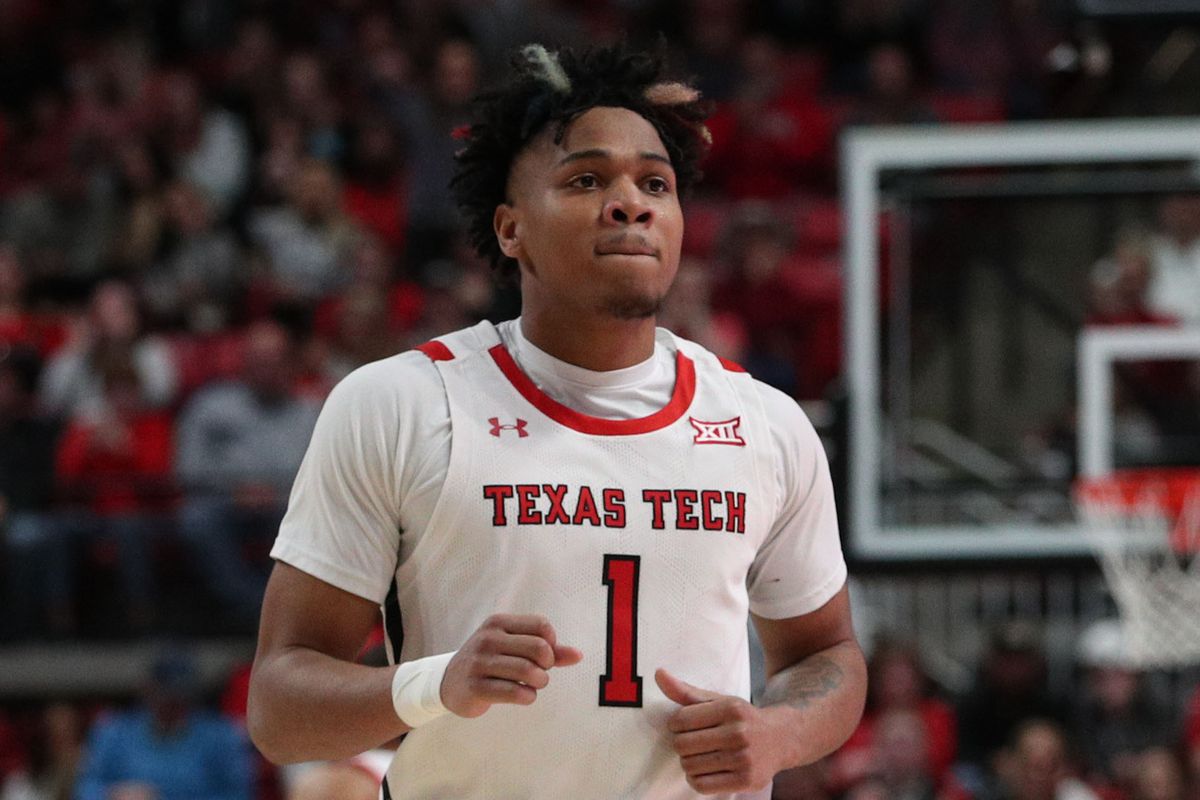 Texas Tech Red Raiders guard Terrence Shannon Jr. enters the game against the West Virginia Mountaineers in the second half at United Supermarkets Arena.