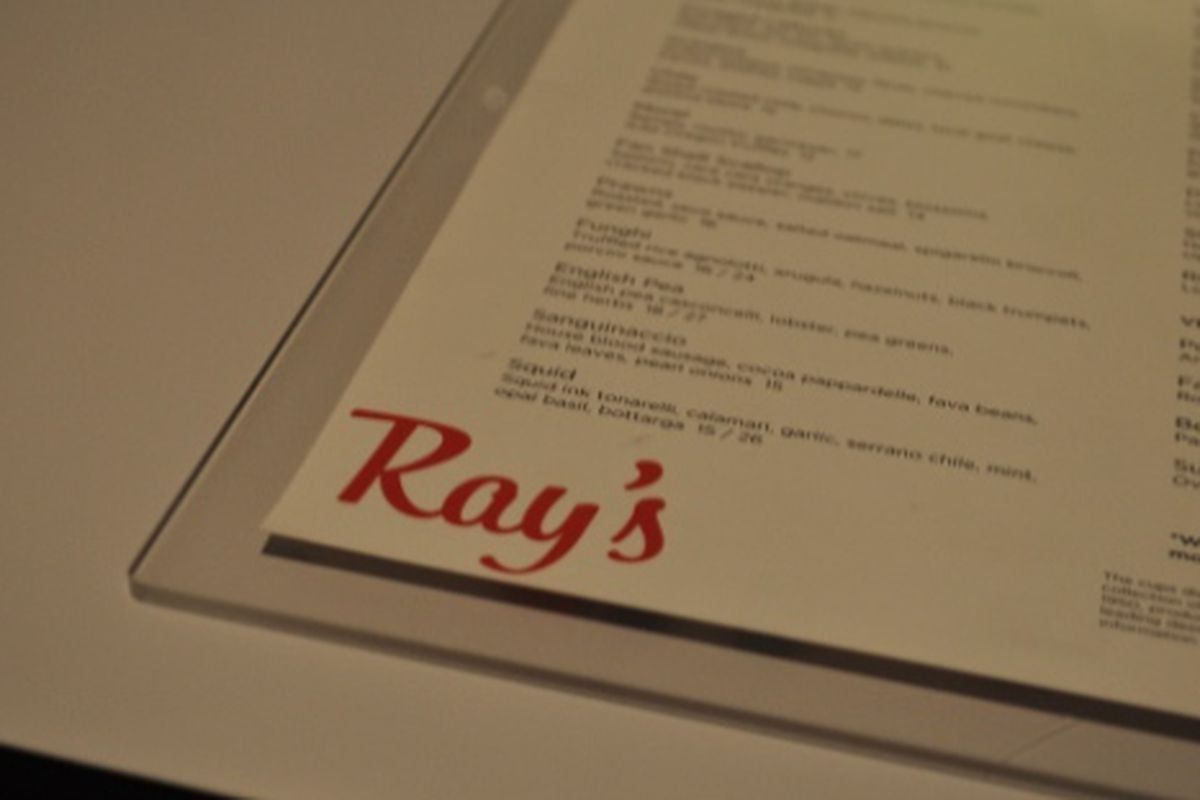 Inside Ray's at LACMA.