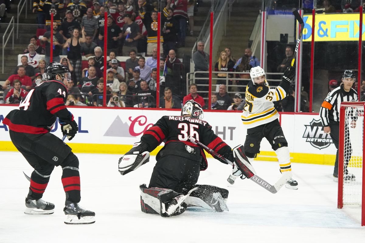NHL: Stanley Cup Playoffs-Boston Bruins at Carolina Hurricanes