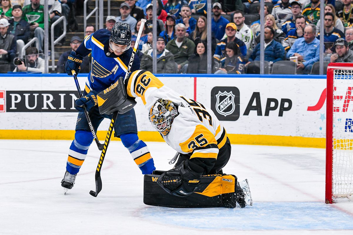 NHL: MAR 17 Penguins at Blues