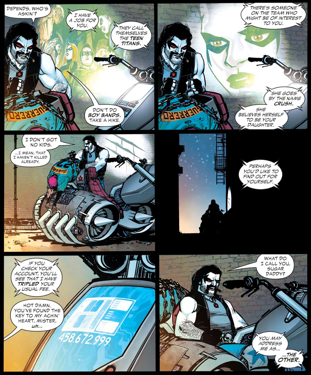 Lobo in Teen Titans #31, DC Comics (2019). 