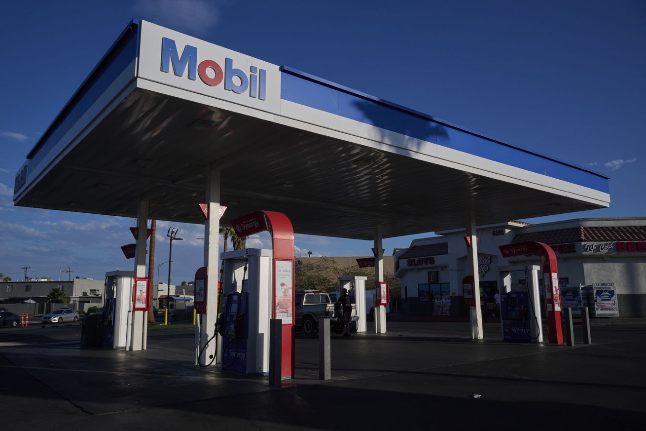 A photo of an ExxonMobil gas station