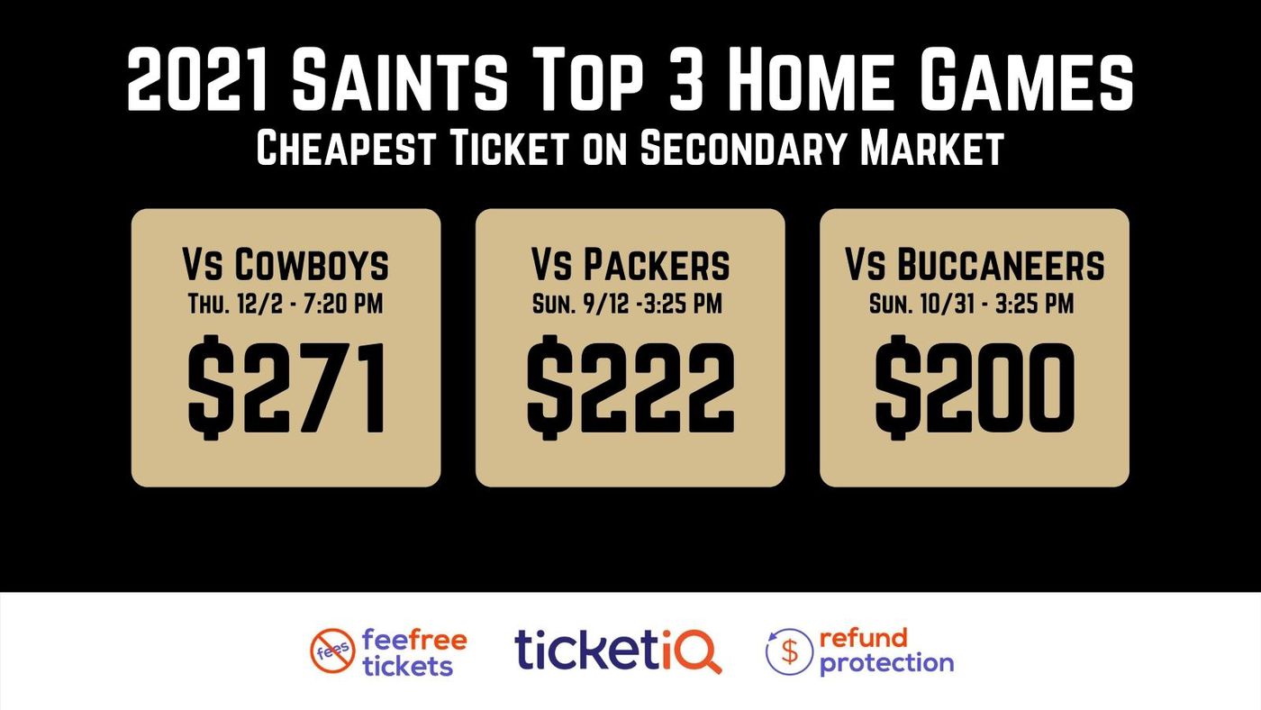 saints home game tickets
