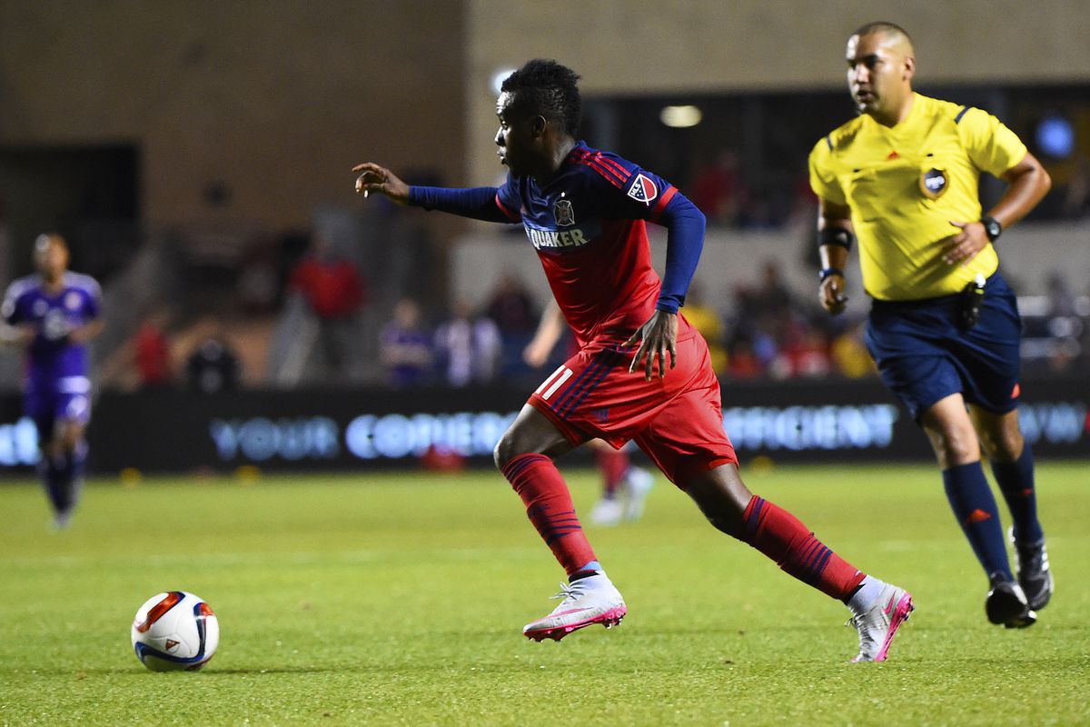 David Accam's winged heels claim the top spot yet again.