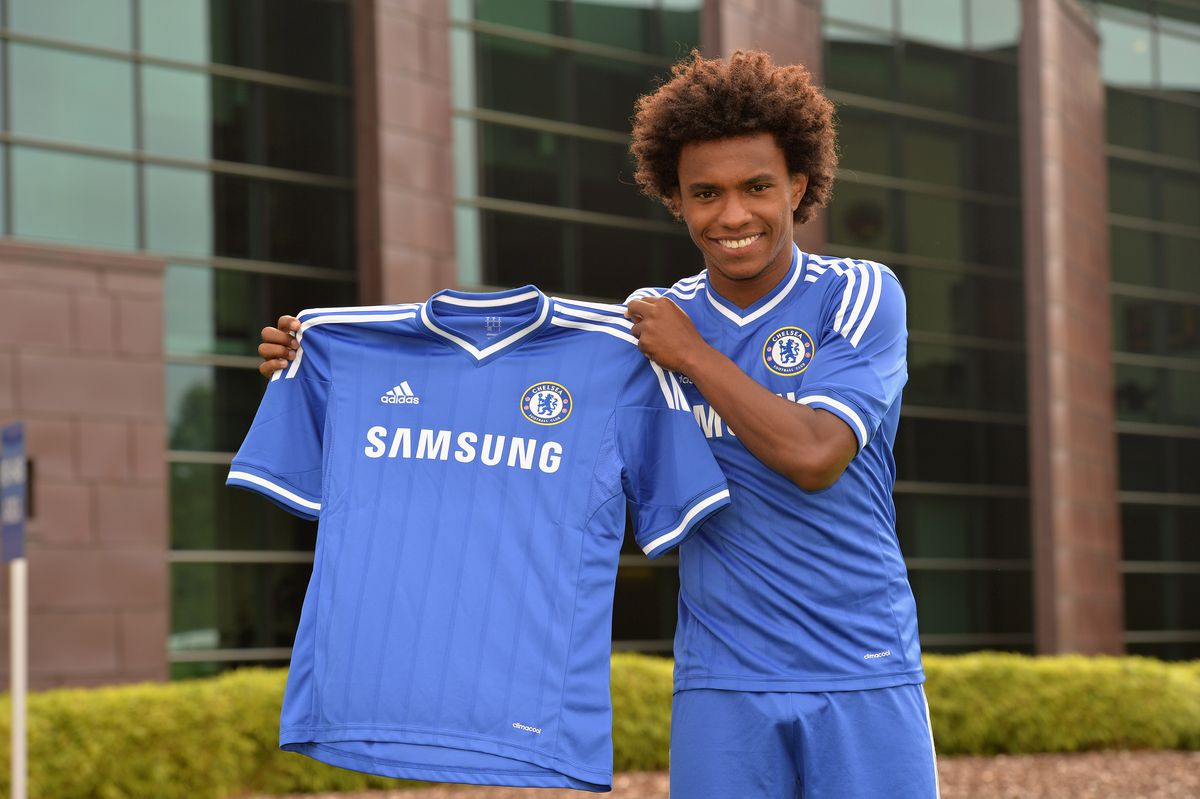 Soccer - Barclays Premier League - Chelsea’s New Signing Willian - Cobham Training Ground