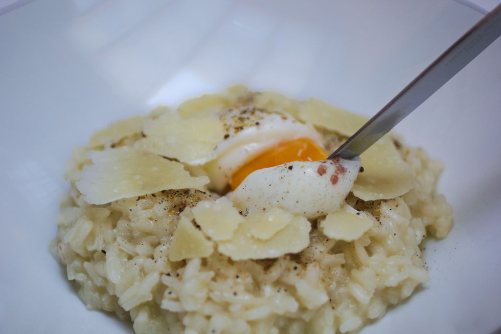 Truffle risotto at Plume [Photo: Official]