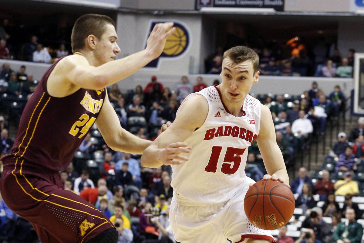 Weird driving face aside, Sam Dekker can get to the rack with the best of them.