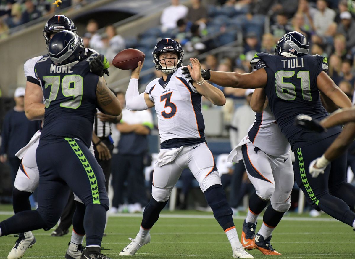 NFL: Preseason-Denver Broncos at Seattle Seahawks
