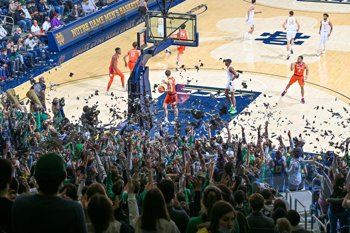 NCAA Basketball: Clemson at Notre Dame