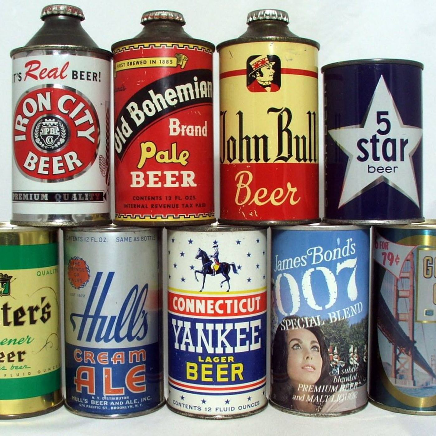 BEER CANS TOPS POP CAN DRINKS COTTON FABRIC FQ 