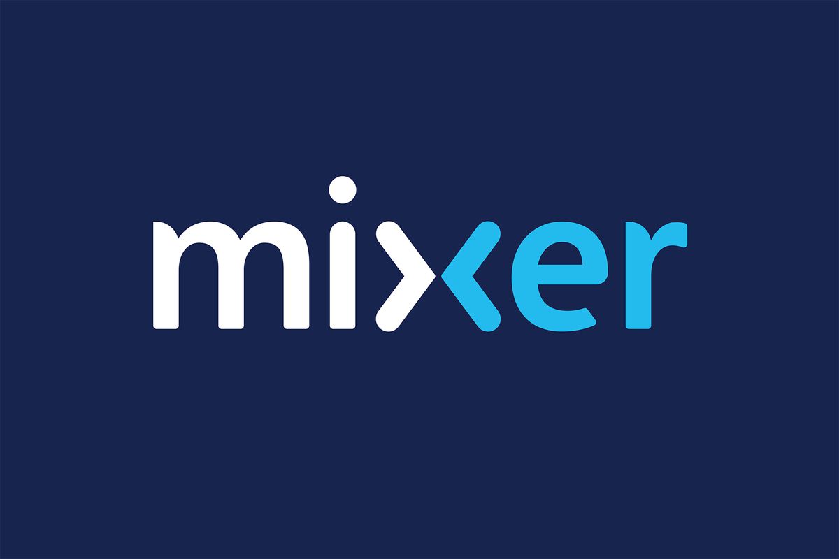 The logo for Mixer, Microsoft’s streaming service
