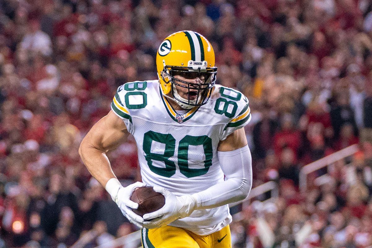 Green Bay Packers tight end Jimmy Graham during the fourth quarter in the NFC Championship Game against the San Francisco 49ers at Levi’s Stadium.&nbsp;
