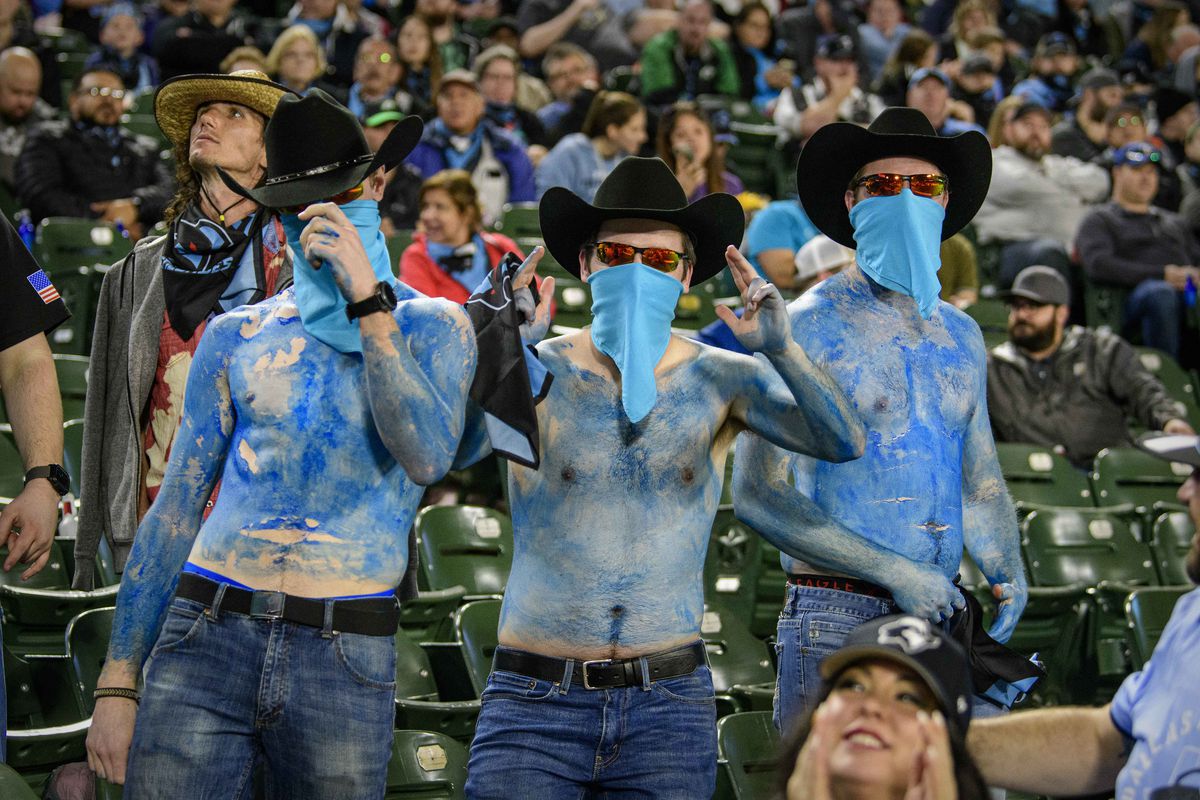 &nbsp;A view of Dallas Renegades fans during the second half against the St. Louis Battlehawks in an XFL football game at Globe Life Park.
