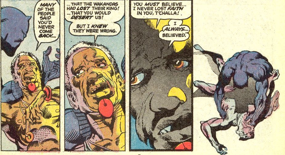 From “Panther’s Rage,” Marvel Comics 1973-76.