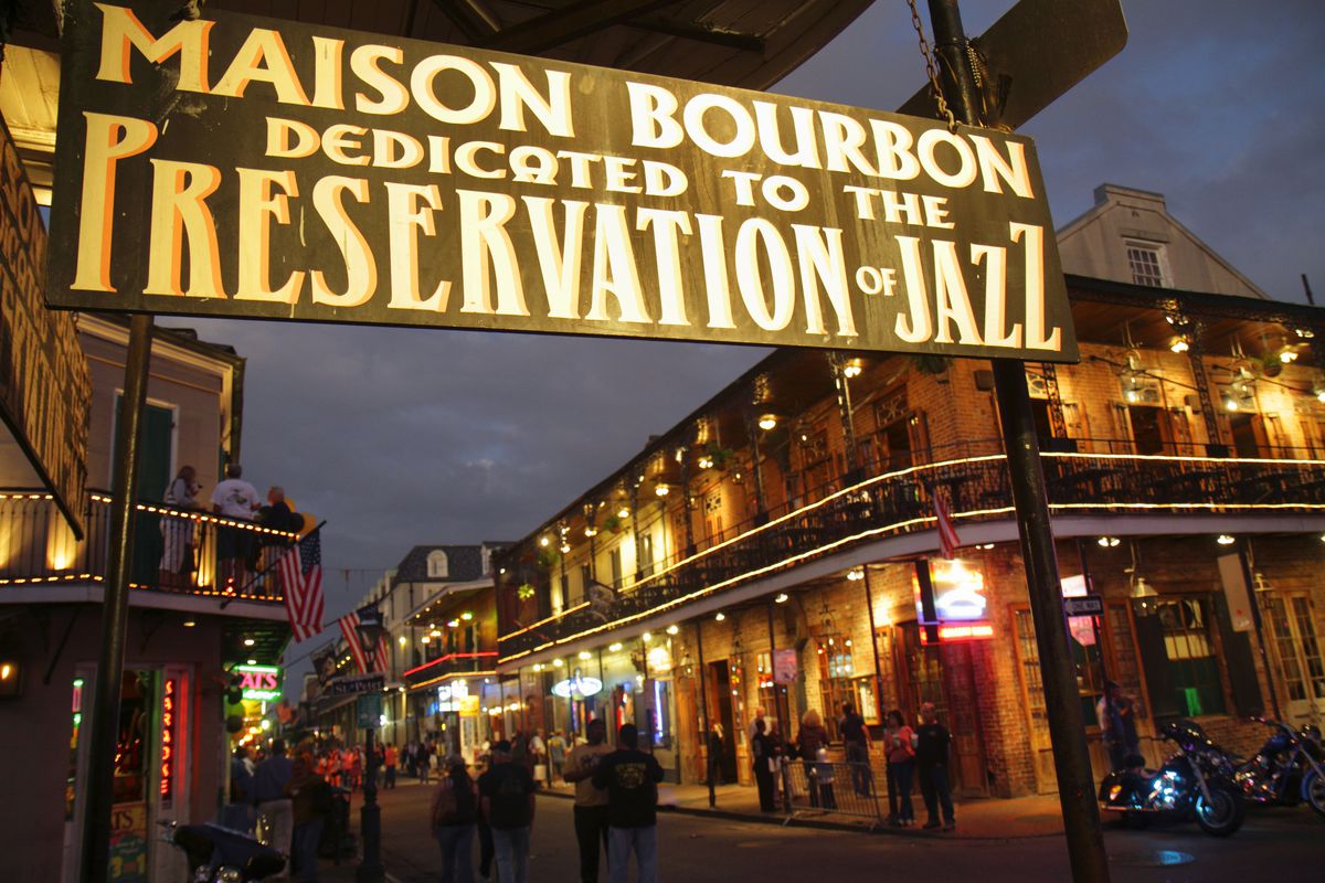 Maison Bourbon sign.