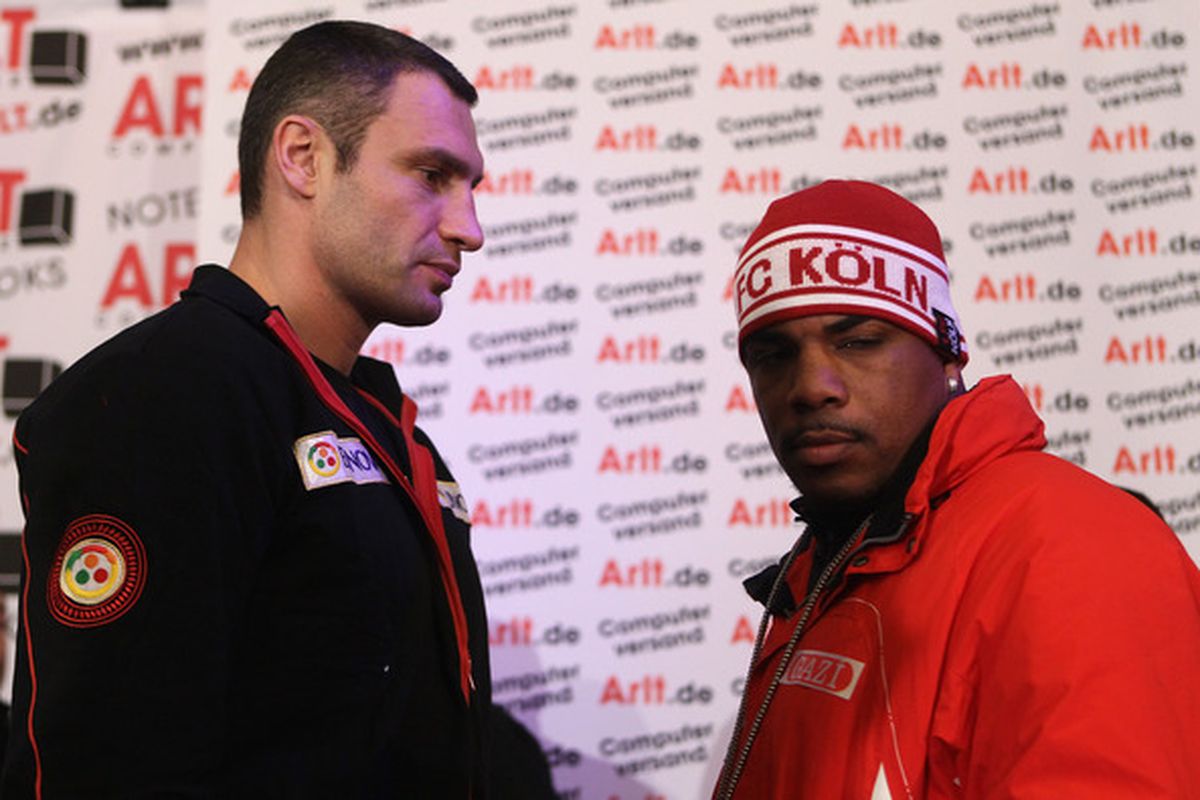 Vitali Klitschko faces Odlanier Solis on Saturday, with a new player in the U.S. boxing TV game carrying the fight. (Photo by Christof Koepsel/Bongarts/Getty Images)