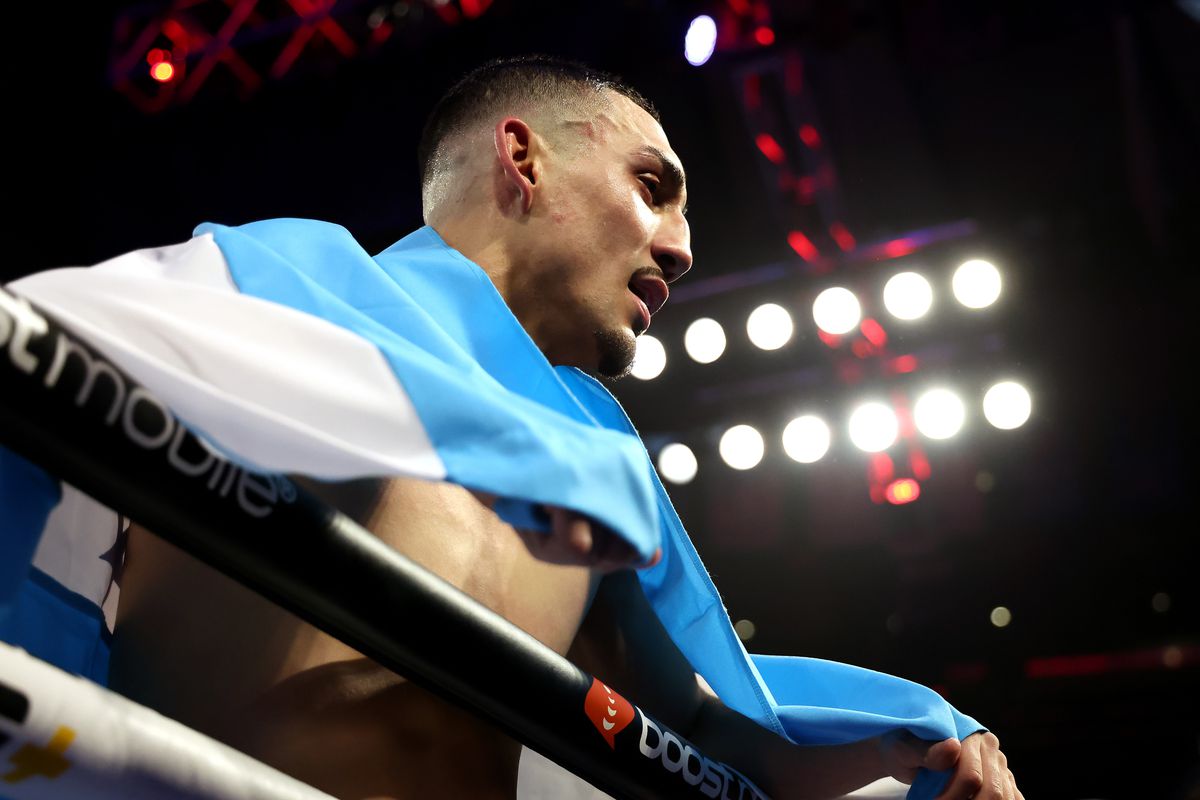 George Kambosos believes Teofimo Lopez’s confidence has been shattered by the damage he took in their fight.