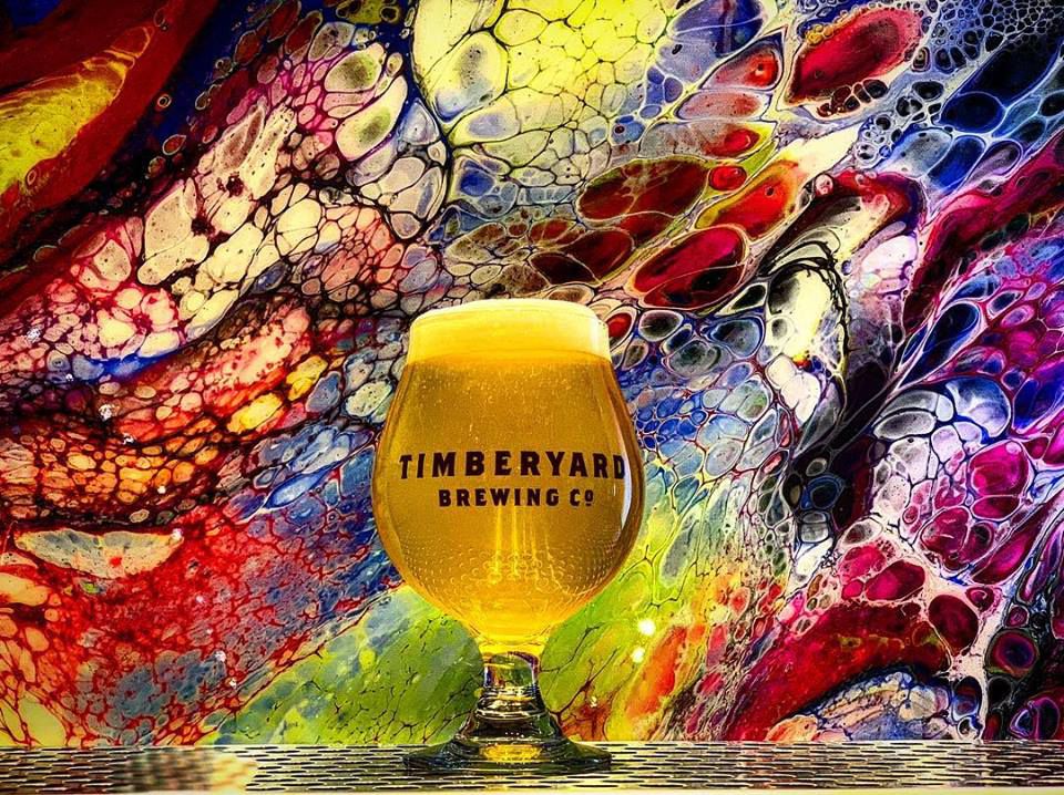 Timberyard Brewing Company is open in East Brookfield, and it’s full of local art