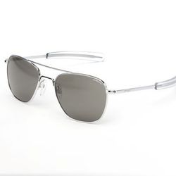 <b>Randolph</b> Bright Chrome Aviator, <a href="http://shop.randolphusa.com/aviator-p5044.aspx">$179</a>: Whether Dad served in the military or just really enjoys watching war flicks, he'll surely appreciate the "battle tested" official eyewear of the arm