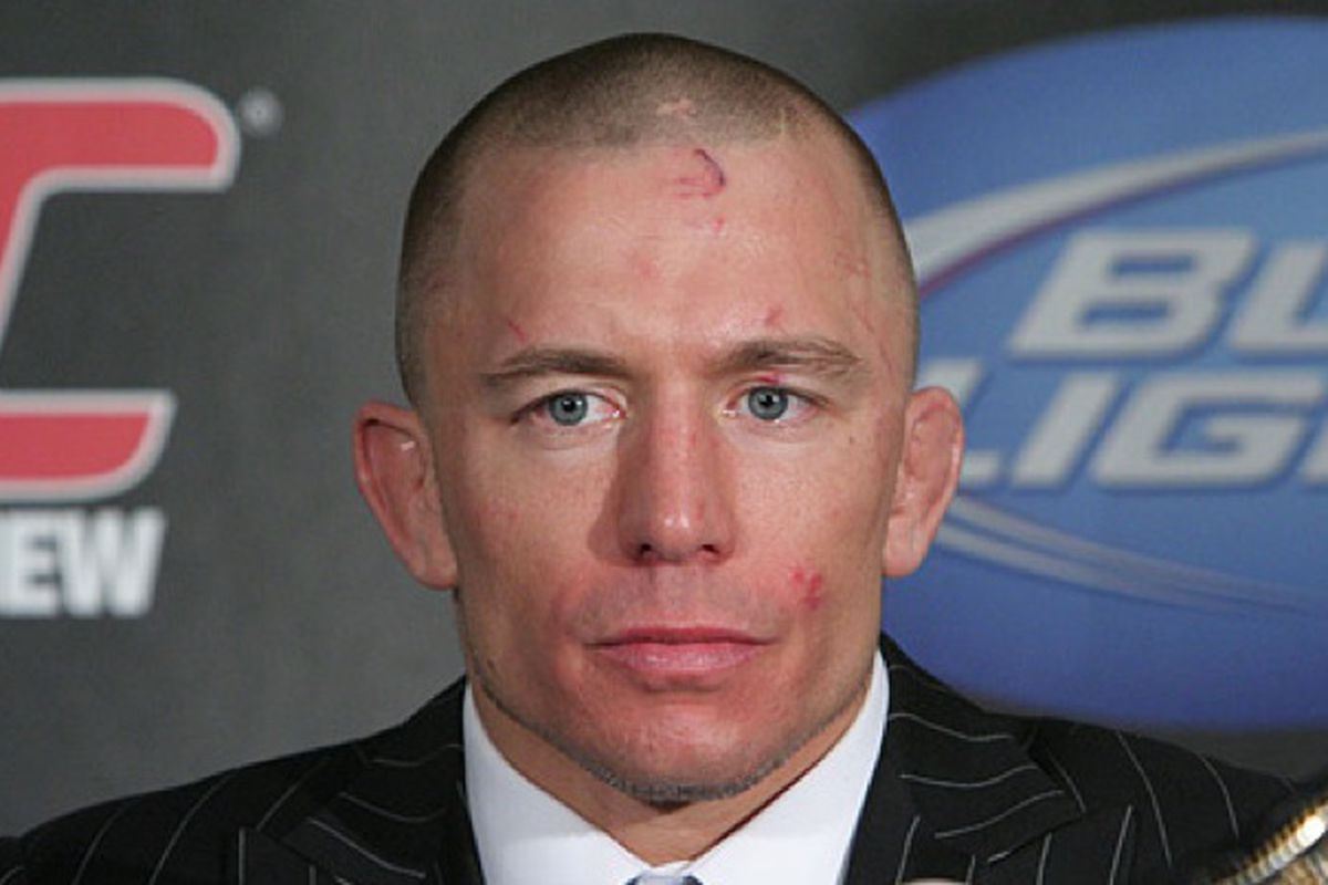 Photo of Georges St. Pierre courtesy of <a href="http://media.heavy.com/media/2010/07/Georges-St-Pierre-UFC-1111.jpg" target="new">Heavy.com</a>.
