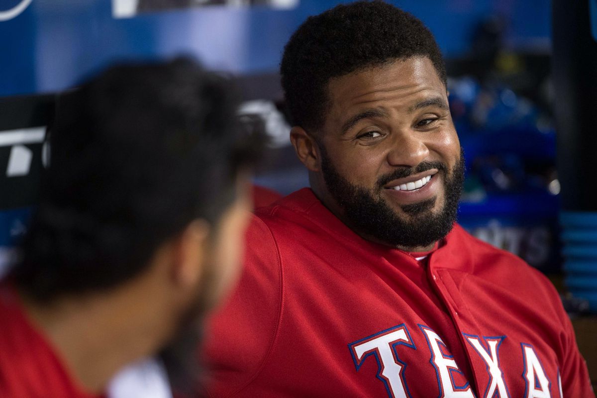 Prince Fielder and Yovani Gallardo laughing about the state of the American League West