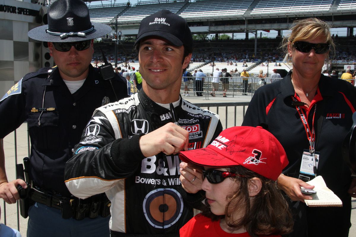 Bruno Junquiera raced last year at Indianapolis for the FAZZT Race Team. He will join Vitor Meira at A.J. Foyt Racing for the 2011 Indy 500. (Photo: IndyCar.com)