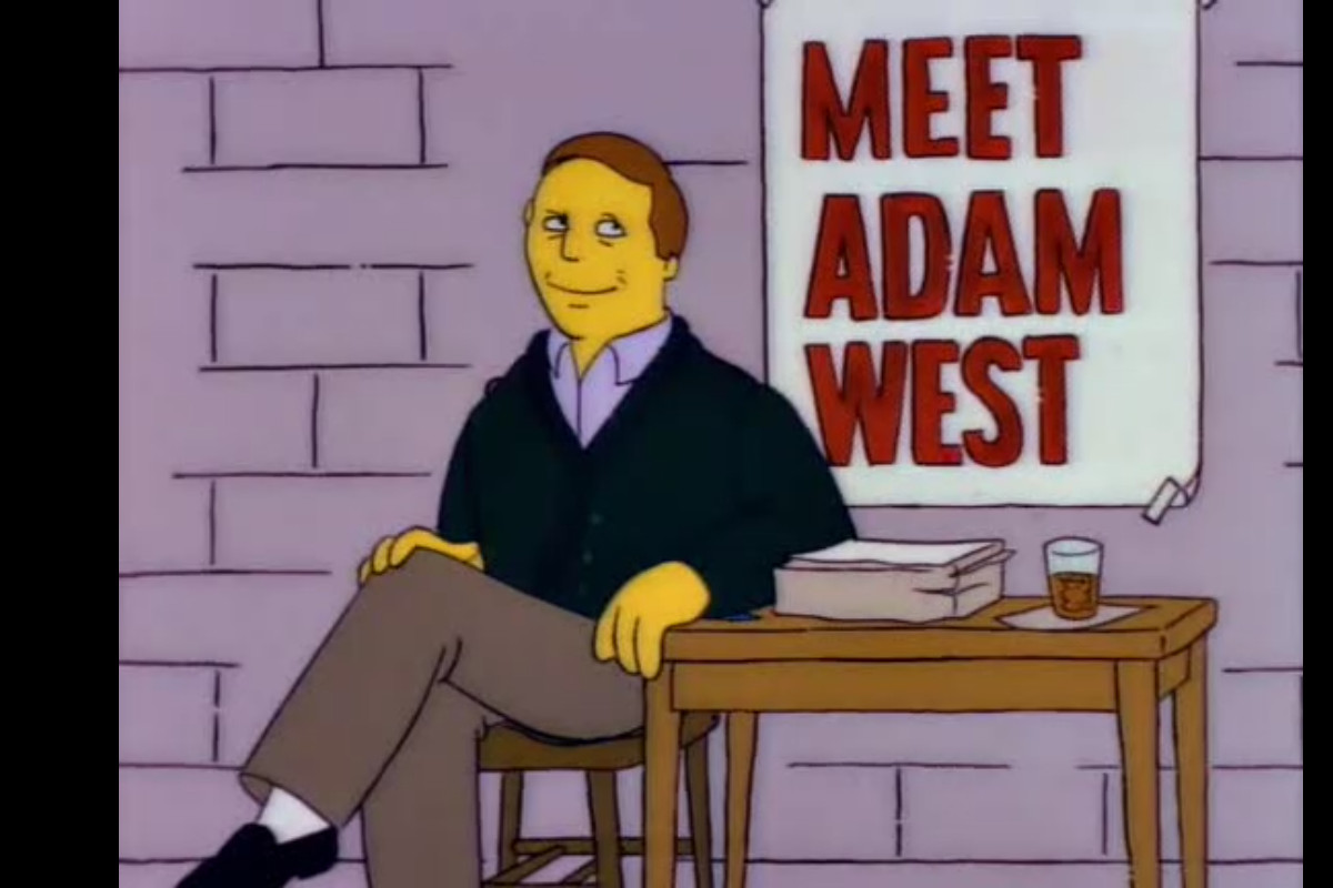 Adam West on The Simpsons