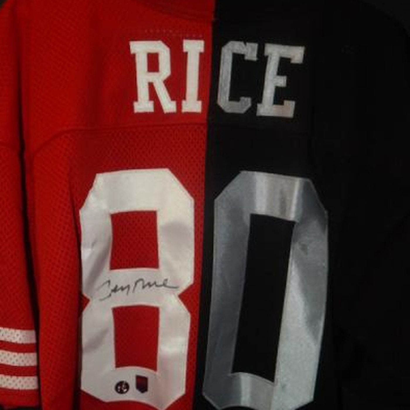 Is this 49ers/Raiders Jerry Rice jersey the worst, or the absolute ...