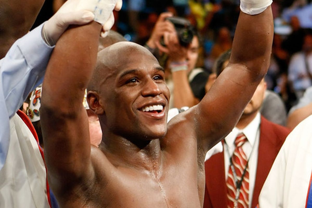 Floyd Mayweather Jr. left boxing in 2008, having last fought in 2007. The questions are the same in 2009. (Photo by Ethan Miller/Getty Images)