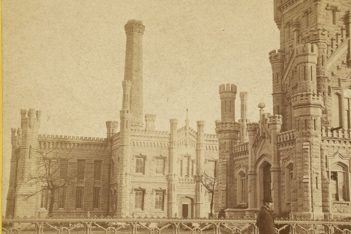 The Water Tower was among the few structures to survive the Great Chicago Fire.