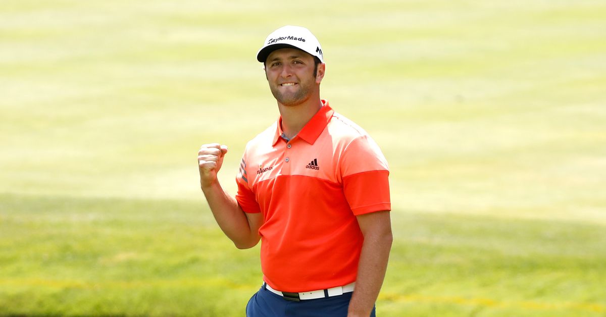 Jon Rahm sinks ridiculous hole-in-one during Masters practice