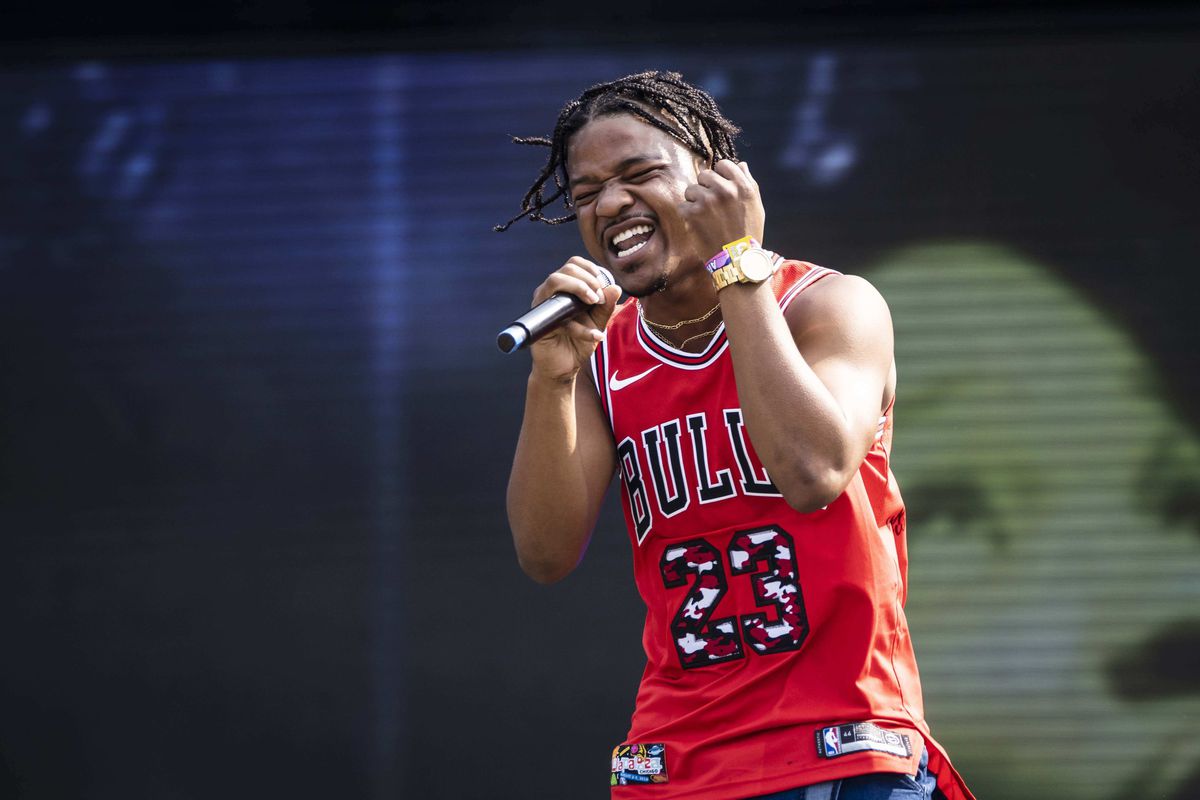 Chicago native Supa Bwe performs Friday afternoon on day one of the Summer Smash Festival in Douglass Park.
