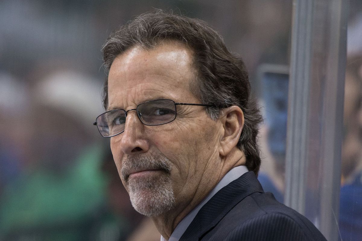Former Lightning head coach John Tortorella was at Amalie Arena Sunday to participate in "Hockey Day in Tampa Bay" activities.