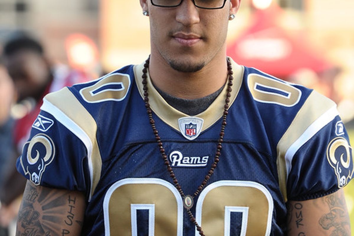 LOS ANGELES, CA - MAY 20:  Austin Pettis plays at the NFL PLAYERS Premiere League Flag Football Game at UCLA on May 20, 2011 in Los Angeles, California.  (Photo by Noel Vasquez/Getty Images)