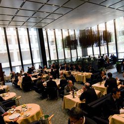 <b><a href="http://ny.eater.com/places/the-four-seasons">The Four Seasons</a></b> was the brainchild of master restaurateur Joe Baum, who created some of New York's most popular restaurants in the 50s, 60s, and 70s.  This is the only one of his creations 
