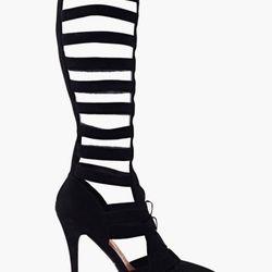 <b>Jeffrey Campbell</b>, <a href="http://www.nastygal.com/shoes/dont-ask-gladiator-pump">$255</a>