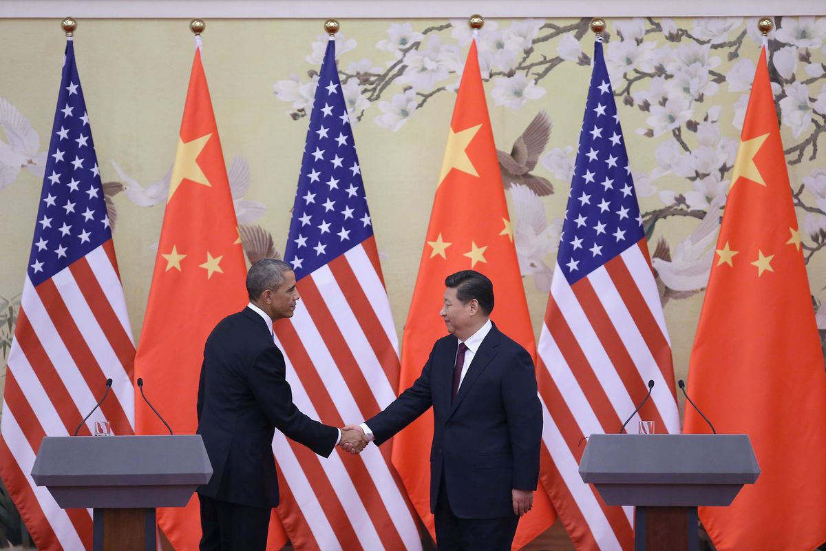 Obama and Xi.