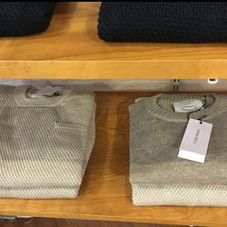 Sweaters, $90