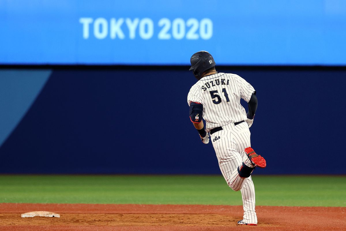 United States v Japan - Baseball - Olympics: Day 10