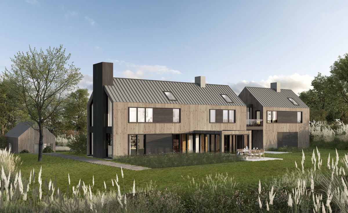 Spring 2021, Idea House, Modern Barnhouse, St. Paul, MN, architectural rendering
