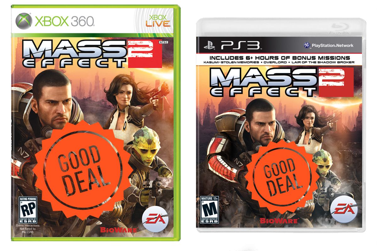 Mass Effect 2 Xbox 360 PS3 good deal