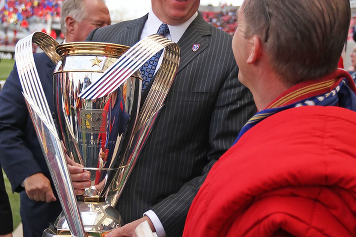 Dave Checketts owns one cup. Not the Cup we would have hoped for him. 